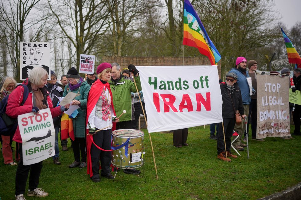 Protesto da RAF Fairford