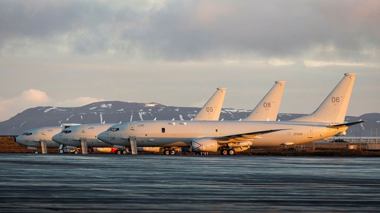 RAF P-8 Poseidon aircraft