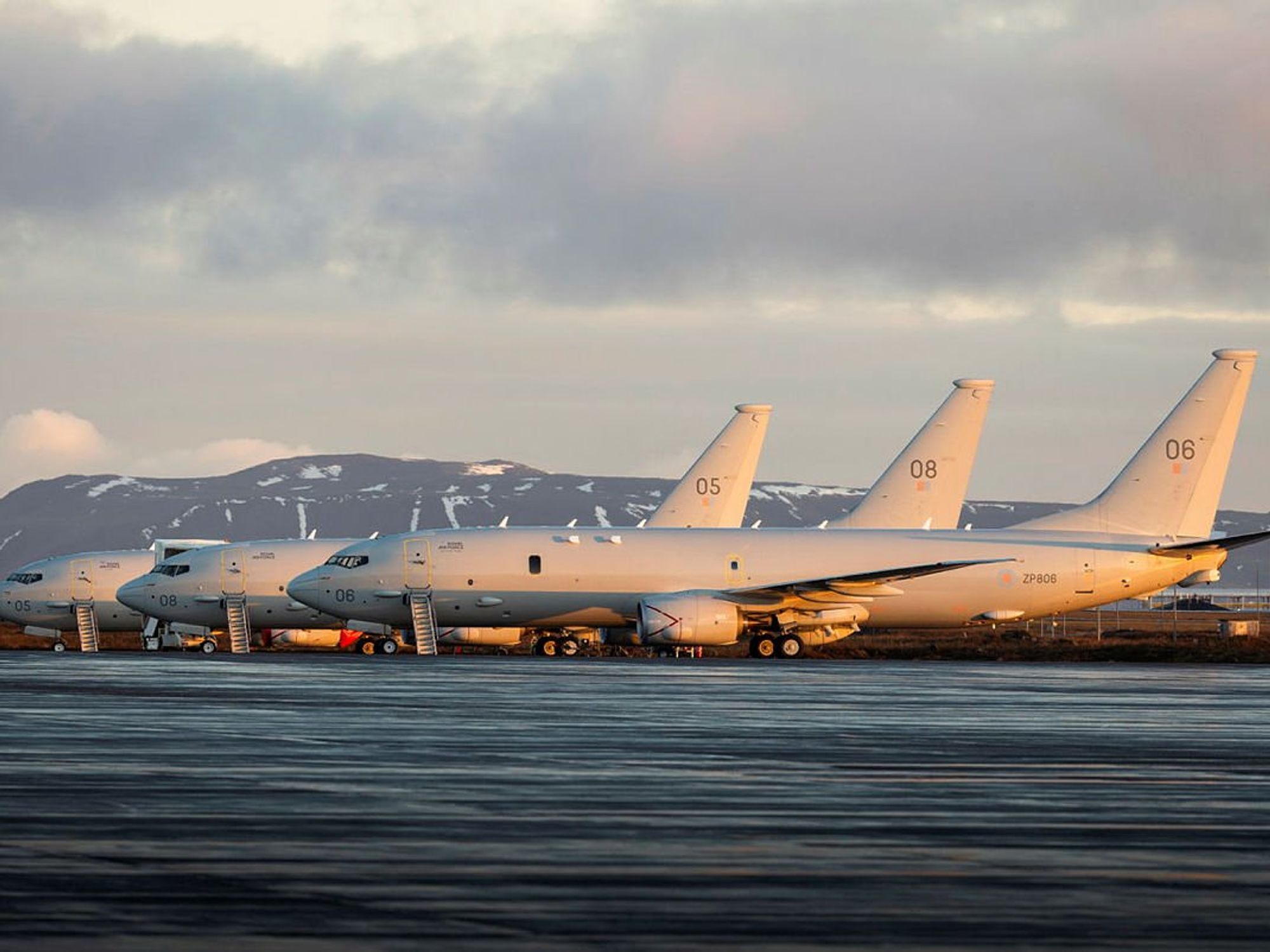 RAF P-8 Poseidon aircraft