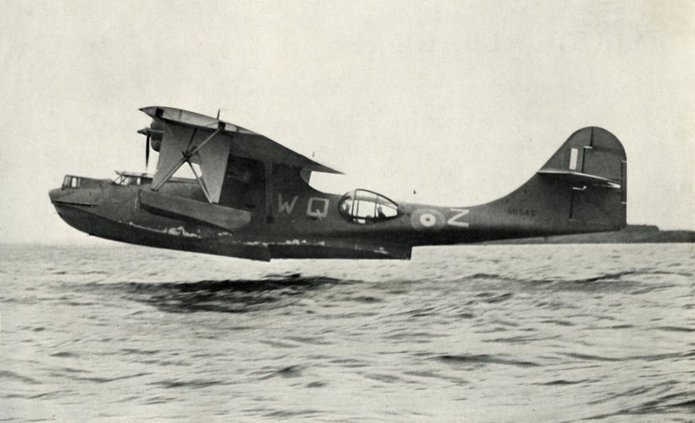 RAF personnel modified American Catalina flying boats