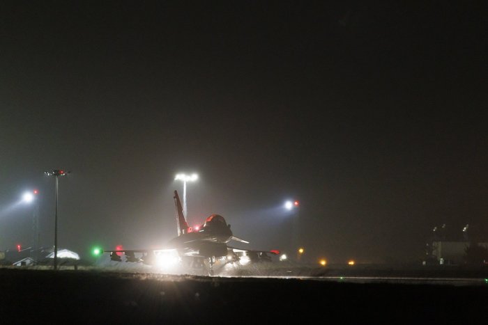 RAF Typhoon at RAF Akrotiri