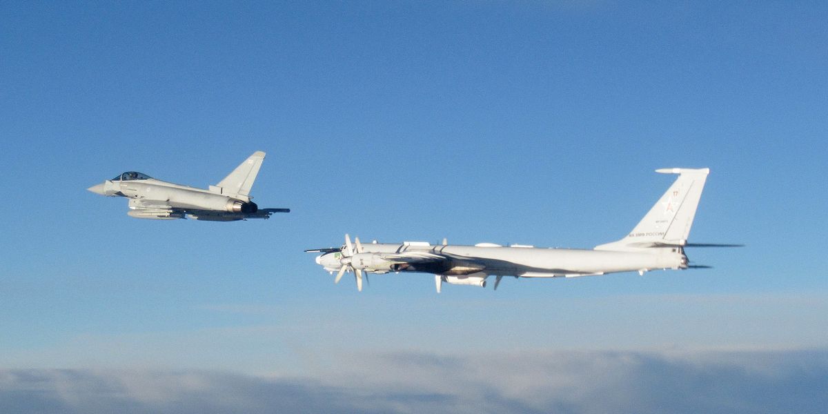 NextImg:RAF fighter jets patrol Poland airspace as UK sends 'clear signal to Putin' amid rise in tensions