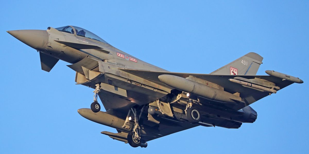 RAF fighter jets scramble to intercept unidentified Russian bomber heading towards Britain RAF fighter jets scramble to intercept unidentified Russian bomber heading towards Britain