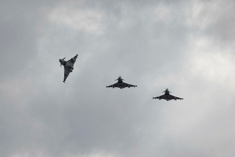 RAF typhoon jets