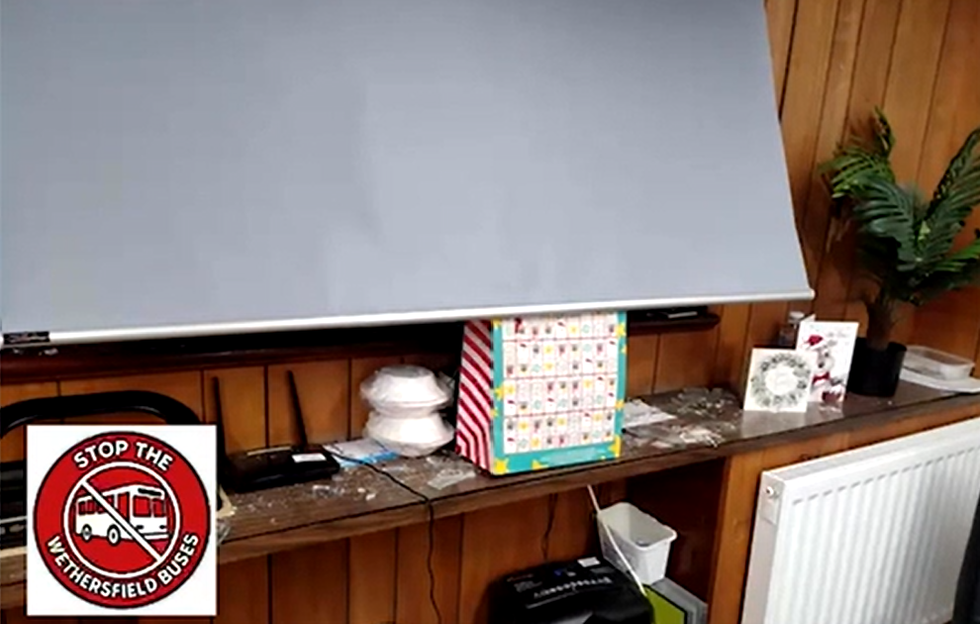 RAF Wethersfield damage allegedly caused by migrants