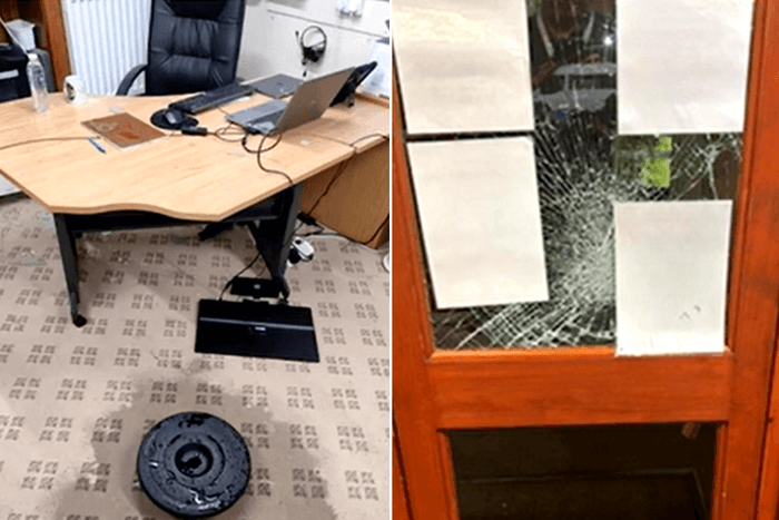 RAF Wethersfield damage allegedly caused by migrants