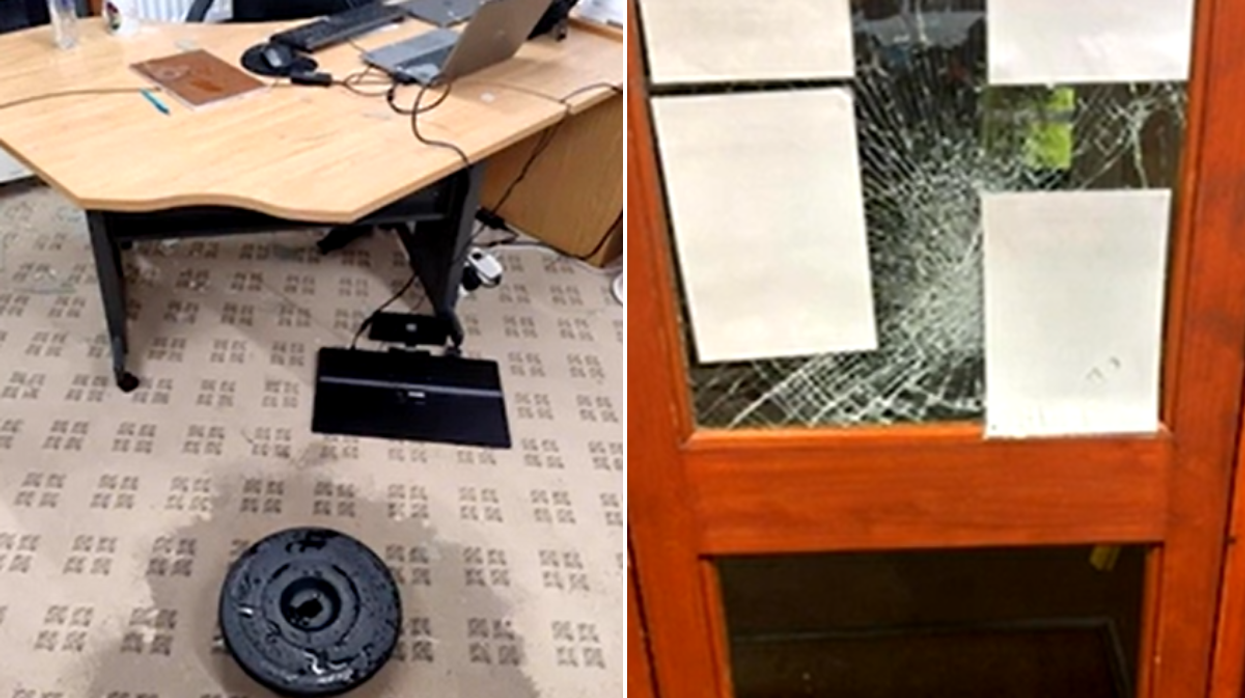 RAF Wethersfield damage allegedly caused by migrants