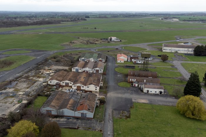 RAF Wethersfield, one of the ex-RAF bases, being used to house asylum seekers