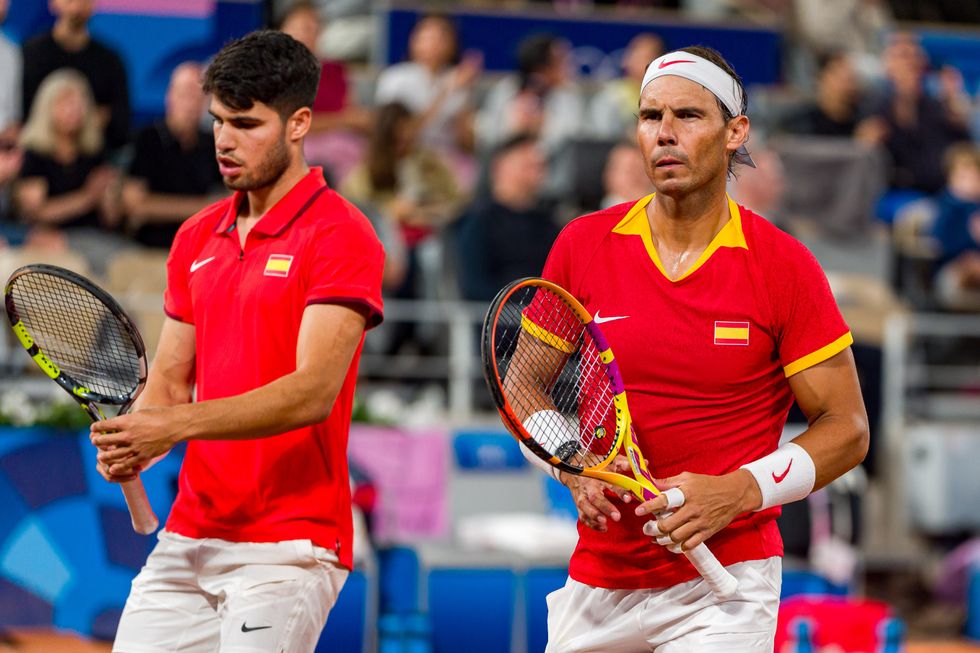 Rafael Nadal and Carlos Alcaraz won their opening match
