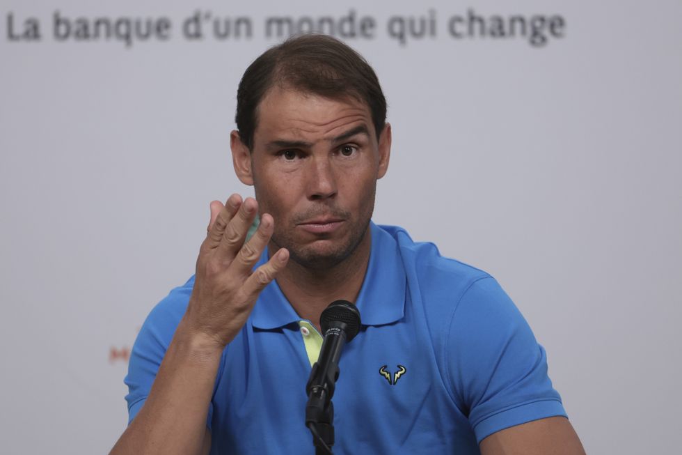 Rafael Nadal could be playing his last French Open
