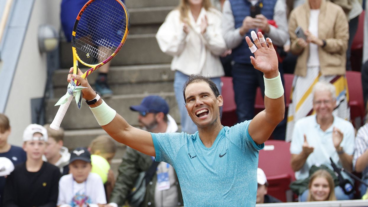 Rafael Nadal is through to the final at the Swedish Open