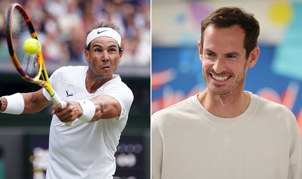 Rafael Nadal joked that Andy Murray is an 'a**hole' after a cheeky jibe over Real Madrid