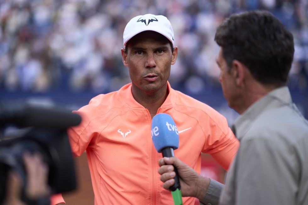 Rafael Nadal made a winning return in Barcelona