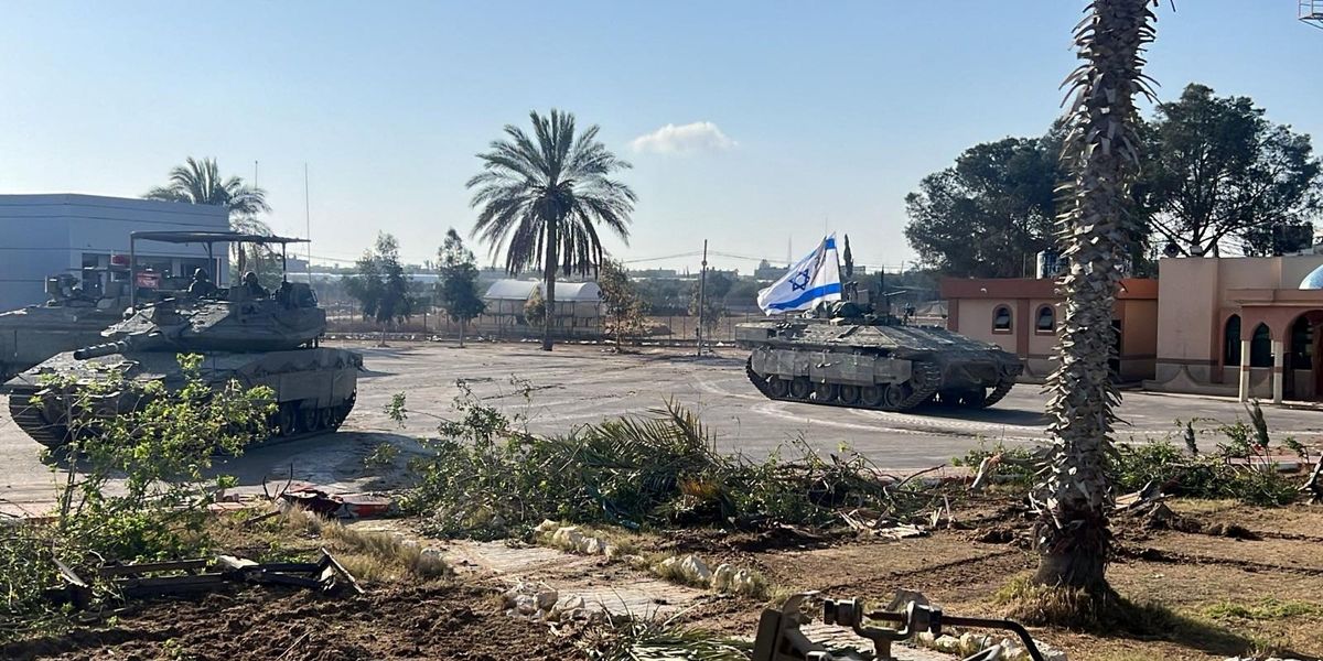 NextImg:Israel seizes control of Rafah border crossing and hits out at Hamas ceasefire 'ruse'