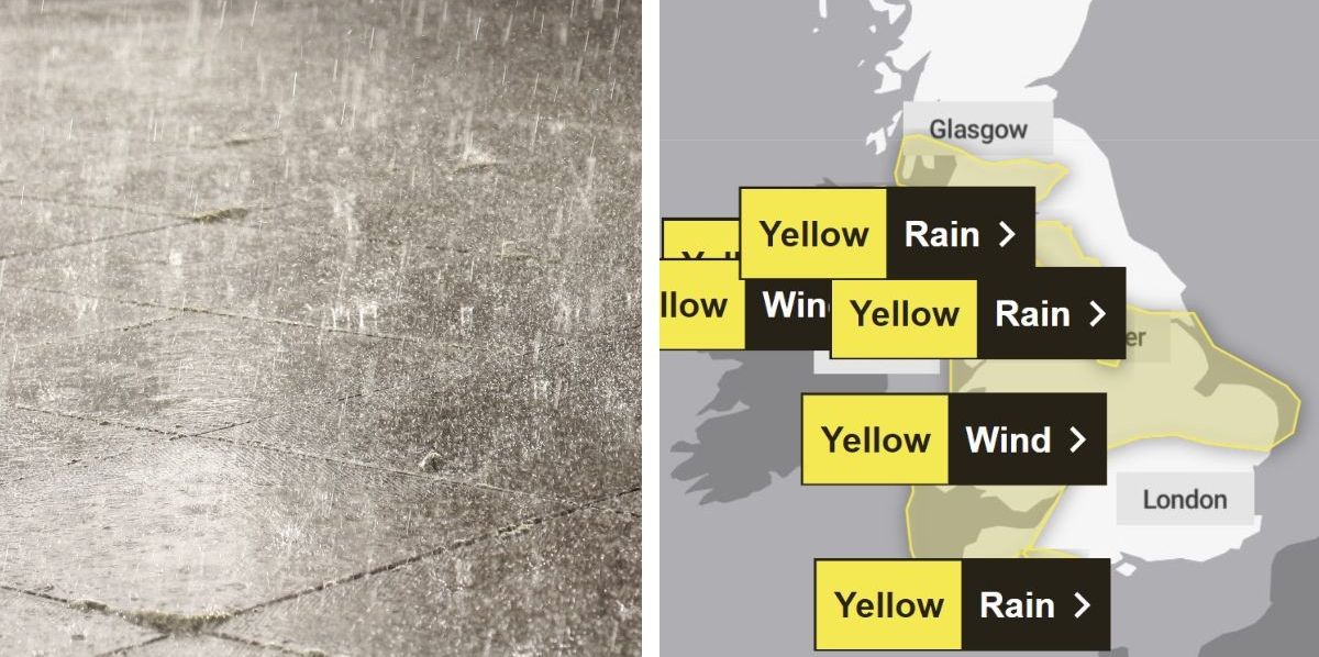 NextImg:Met Office issues FIVE yellow weather warnings with Britain on alert for floods and power cuts