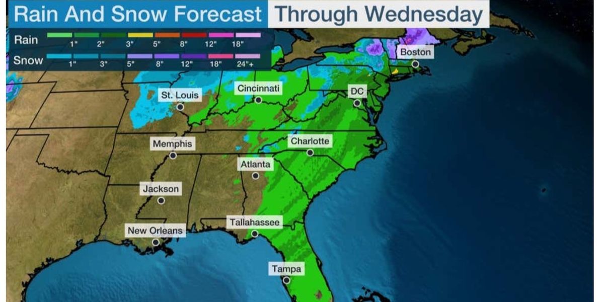 NextImg:US weather warning: Monster Storm Finn threatens huge blizzards and tornadoes across America TODAY