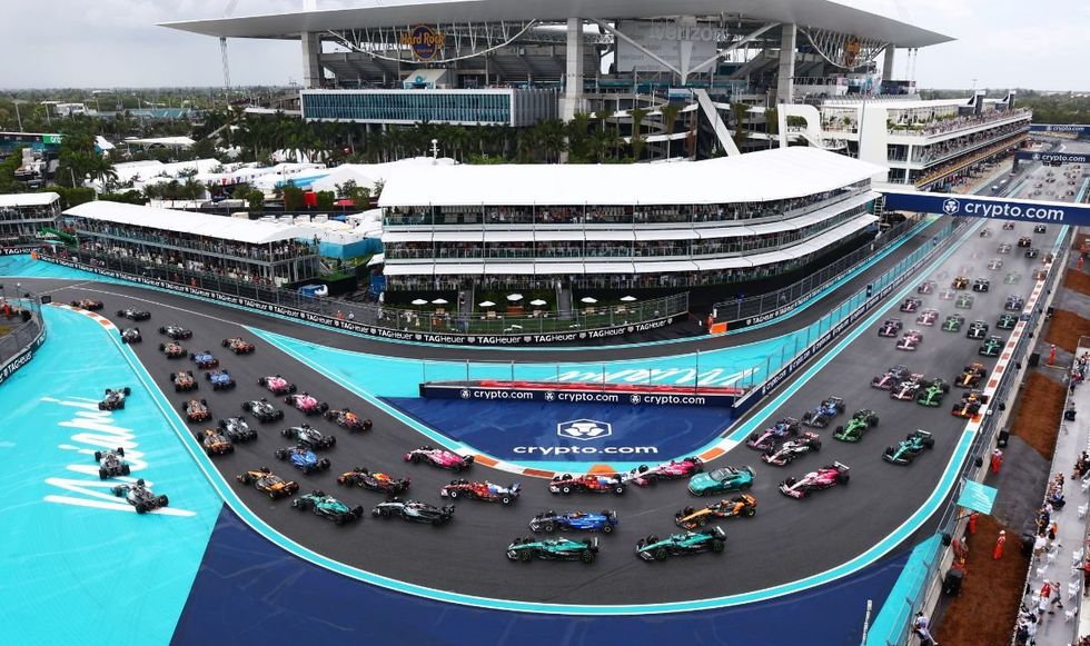 Rain and thunderstorms are set to likely affect this weekend's Miami Grand Prix