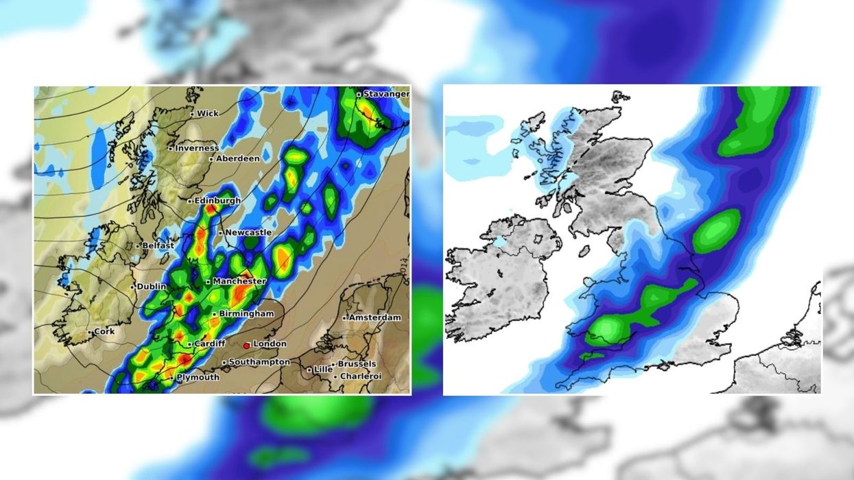 Rain weather maps