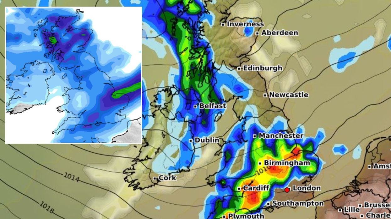 Rain weather maps