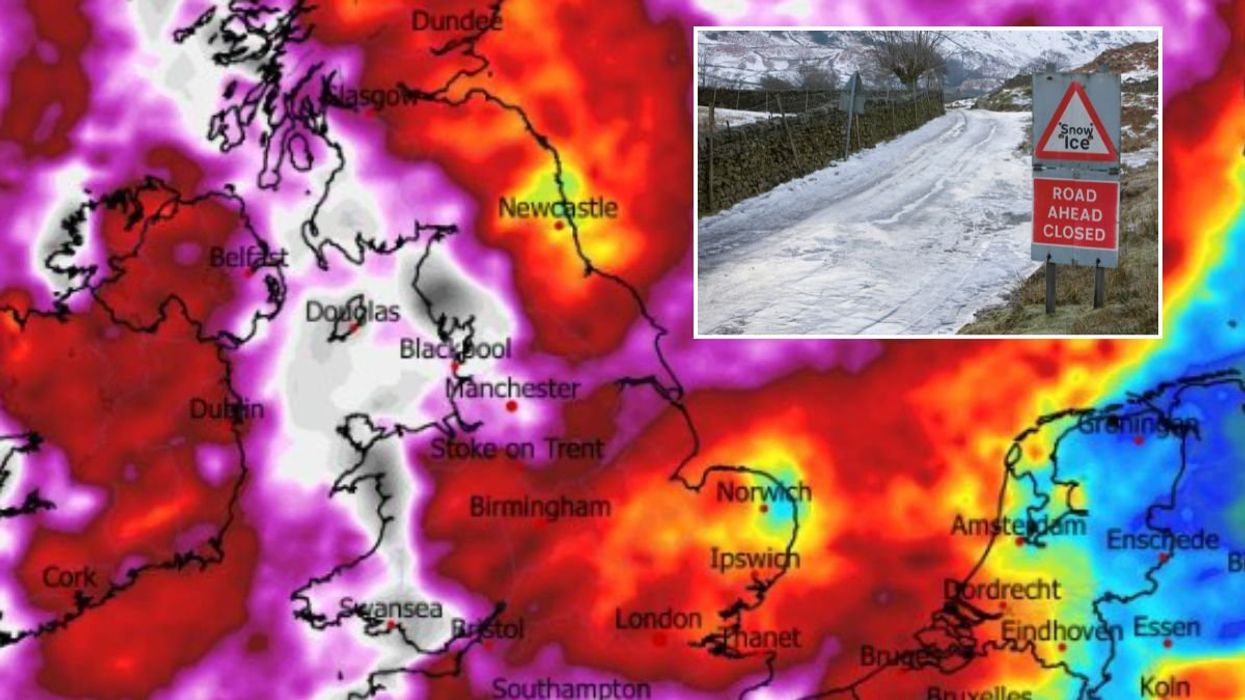 Rainfall map, Monday December 1
