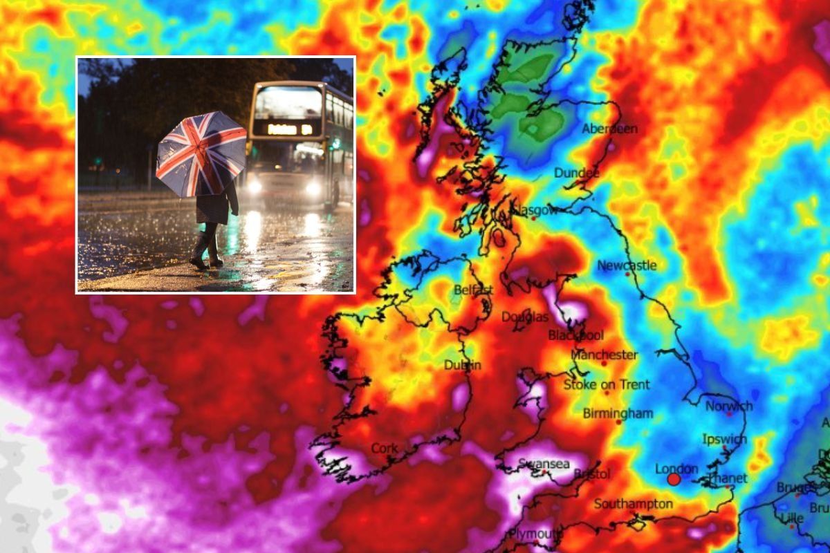 Rainfall map November 30