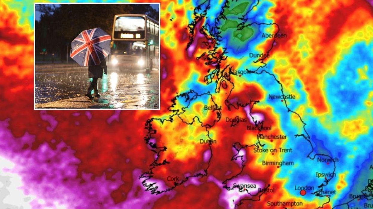 Rainfall map November 30