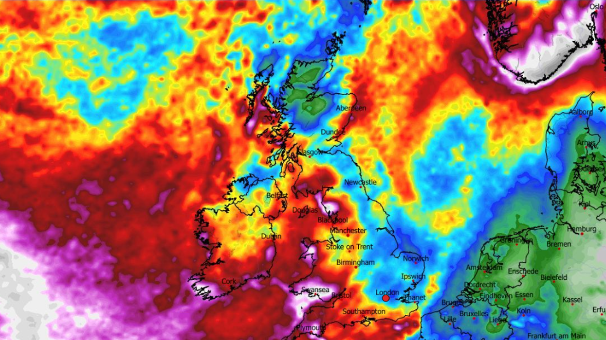 Rainfall map November 30