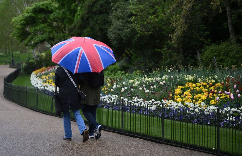Rainy spring in London