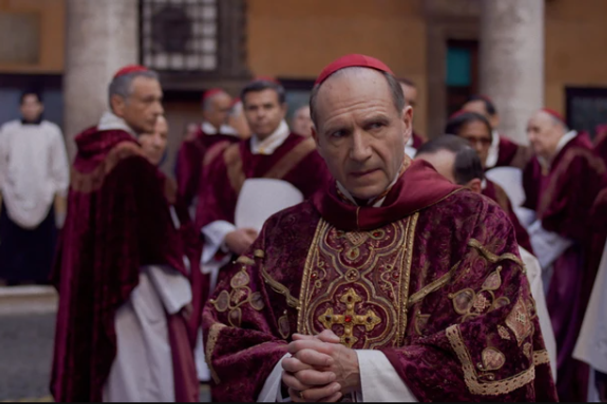 Ralph Fiennes as Cardinal Lawrence