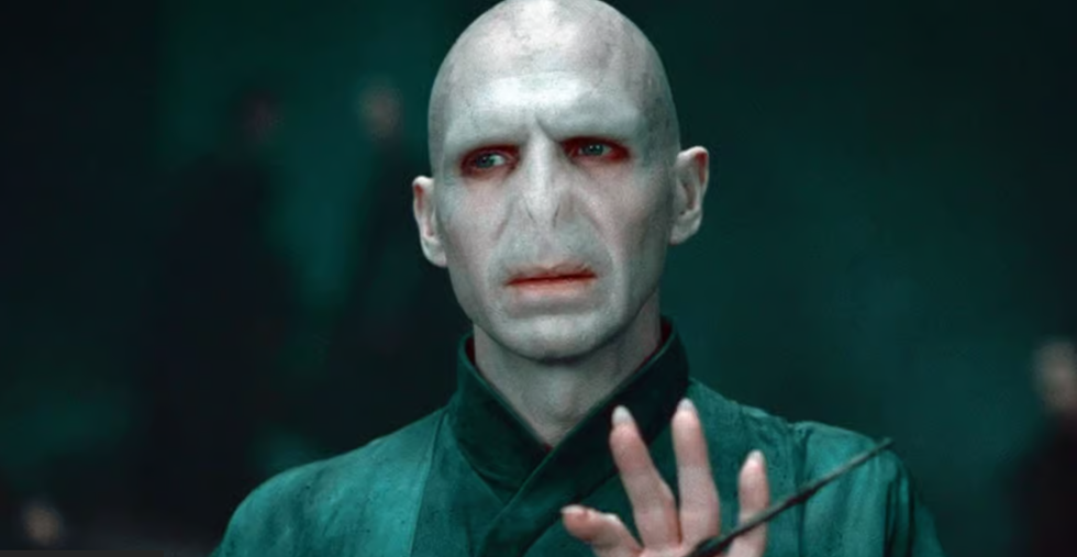 Ralph Fiennes played Voldemort in the film franchise