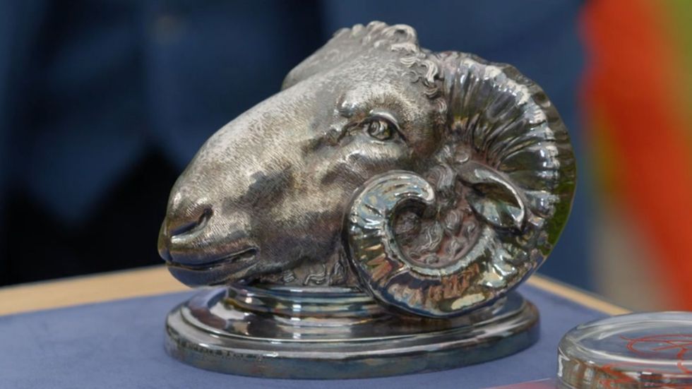 Ram's head trophy