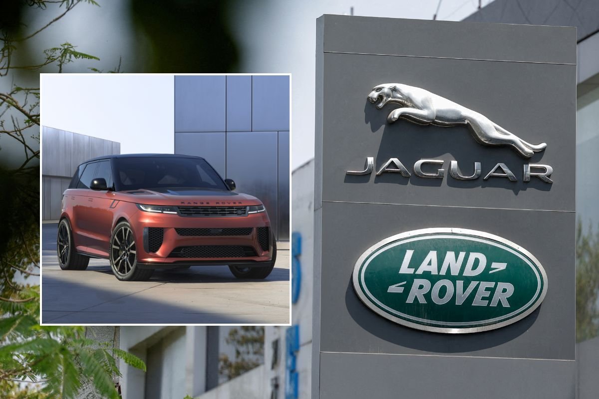 Range Rover and a JLR sign