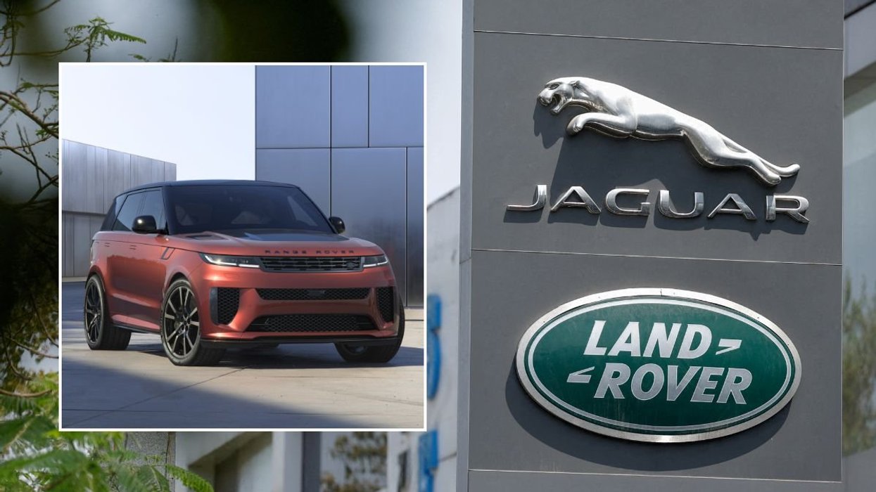 Range Rover and a JLR sign
