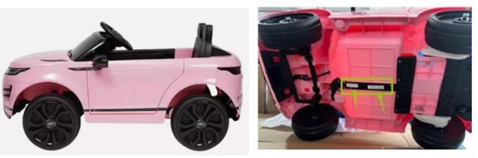 Range Rover Evoque Ride On Toy 12V Pink sold by Argos (2408-0076)