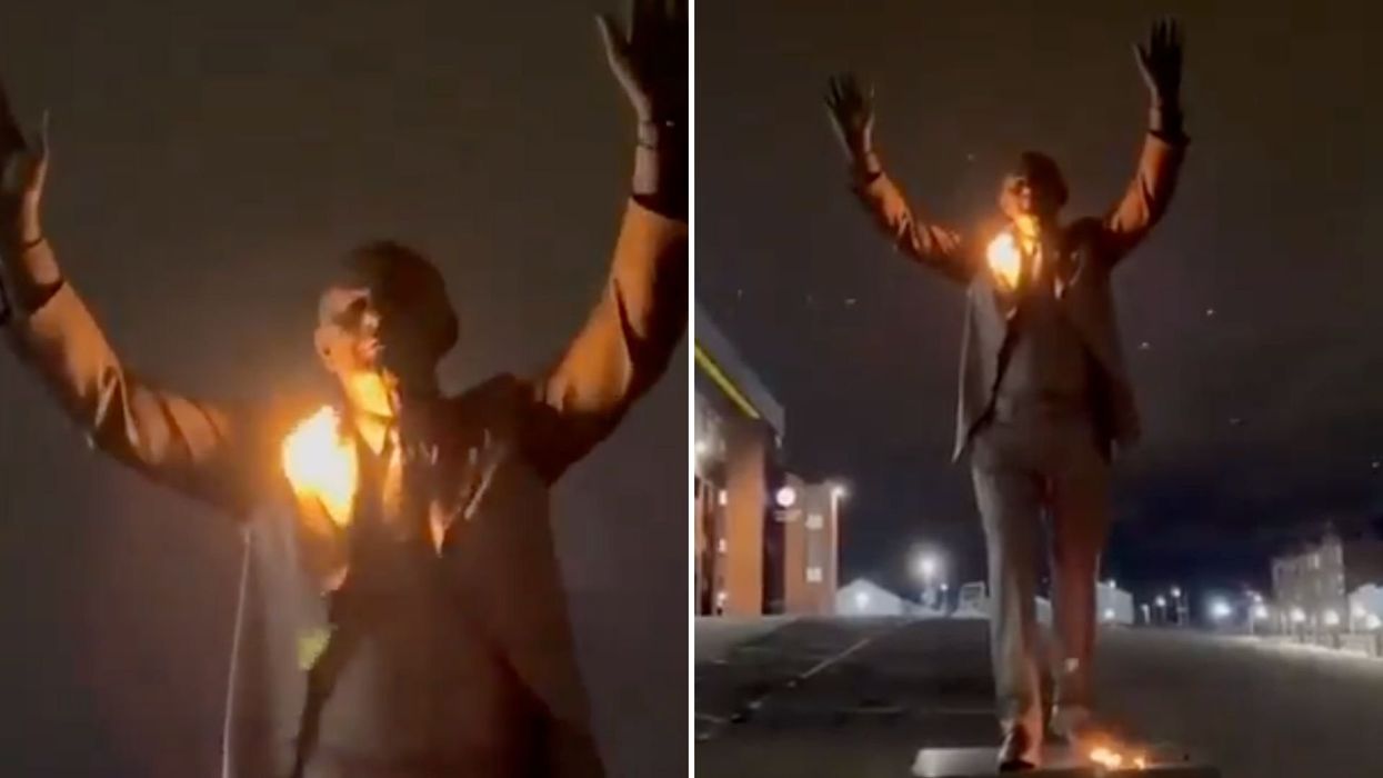 Rangers condemn 'shameful' fire attack outside Ibrox as police launch investigation
