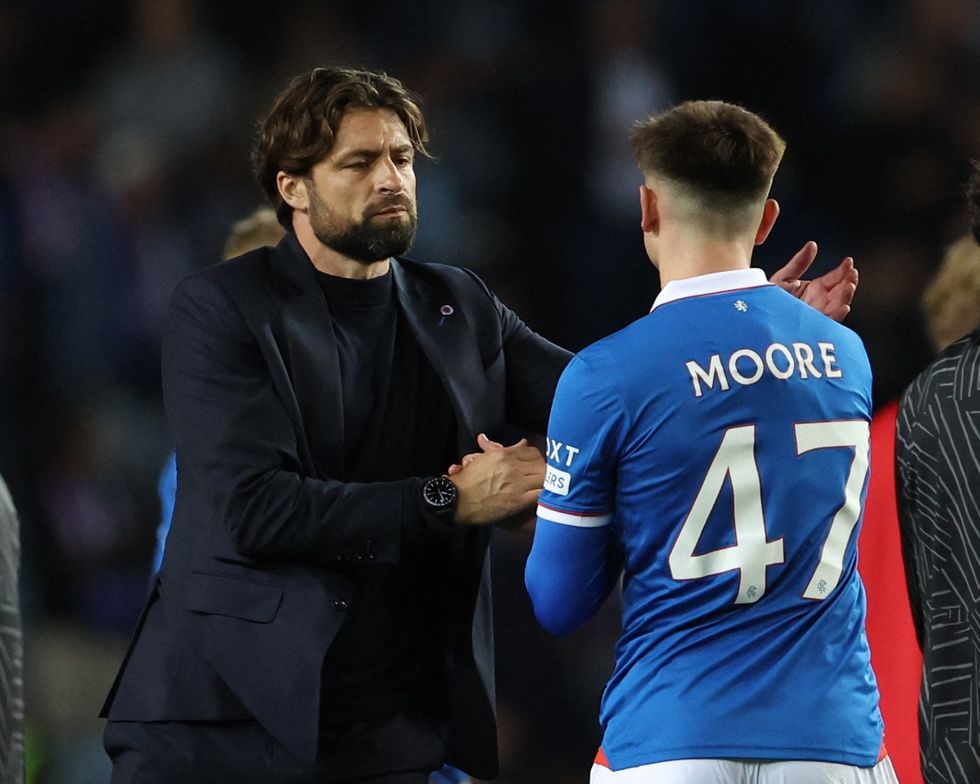 Rangers stand by Russell Martin, the manager insisted after a 9-1 aggregate thrashing in the Champions League