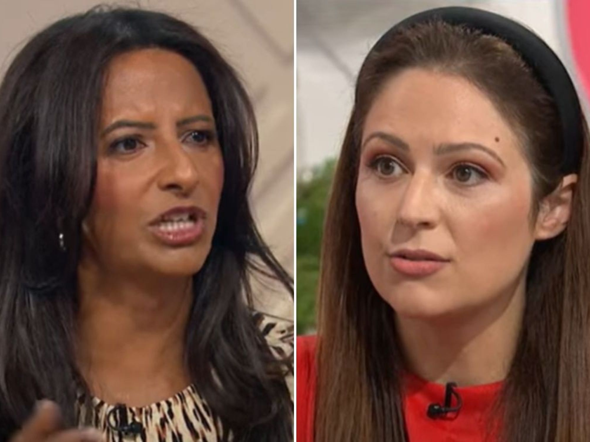 Ranvir Singh and Nicola Thorp