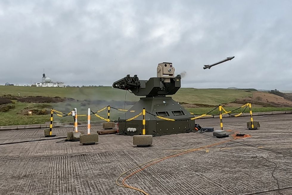 Rapid Sentry armed with Lightweight Multirole Missiles