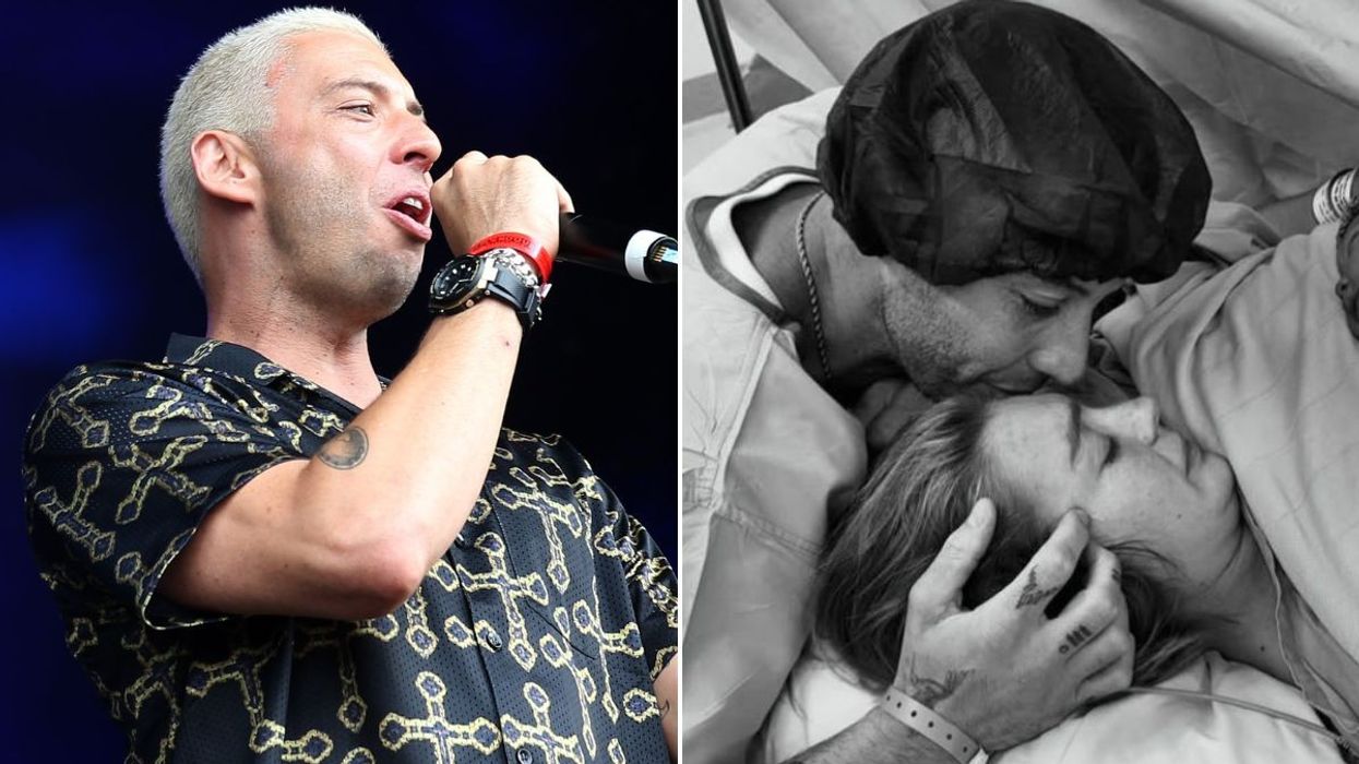 Rapper Example has welcomed his third child