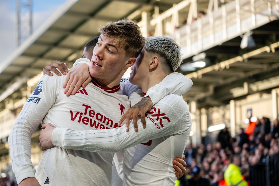 Rasmus Hojlund has scored seven goals in six games