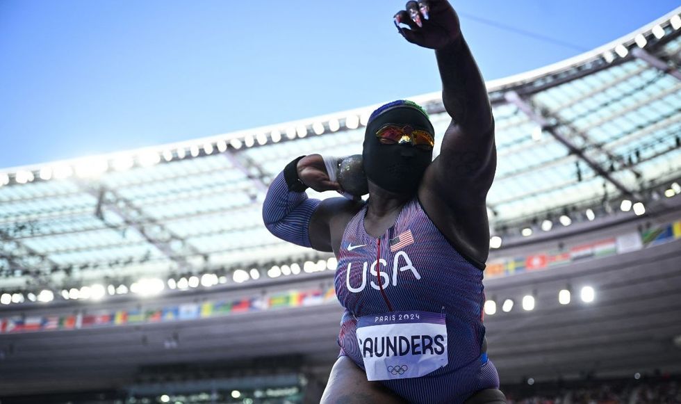 Raven Saunders only just returned from an 18-month suspension