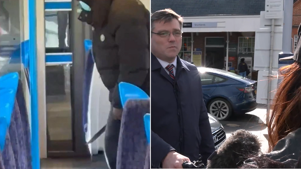 Ray Addison speaks to a witness