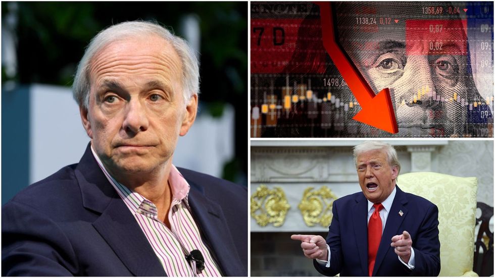 Ray Dalio, Donald Trump and recession graph