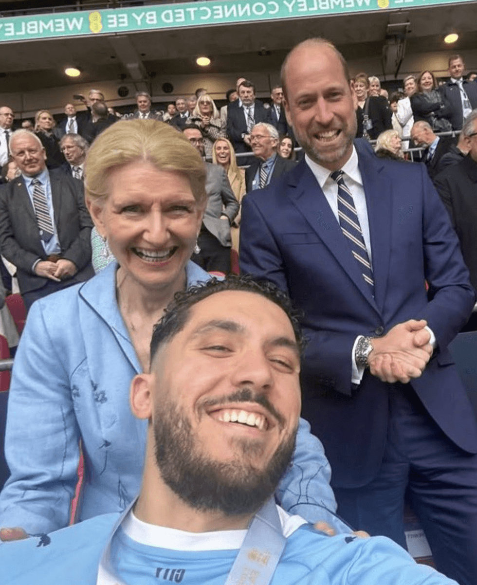Rayan Cherki, Debbie Hewitt, Prince William