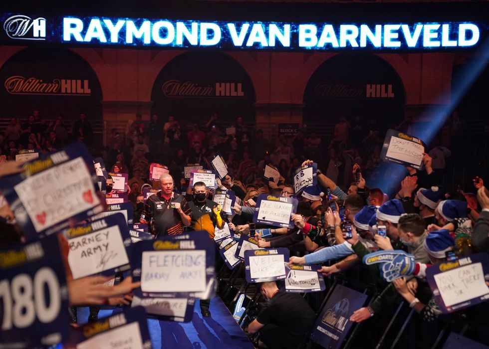 Raymond van Barneveld is a popular figure at Ally Pally
