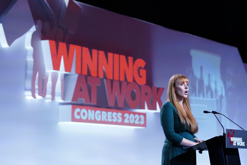 Rayner at the Trades Union Congress