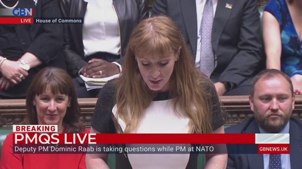 Angela Rayner accuses Boris Johnson of being at war with his own defence secretary