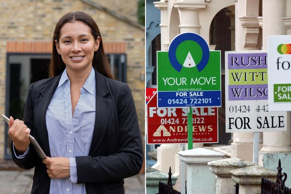 Real estate agent / For sale signs UK