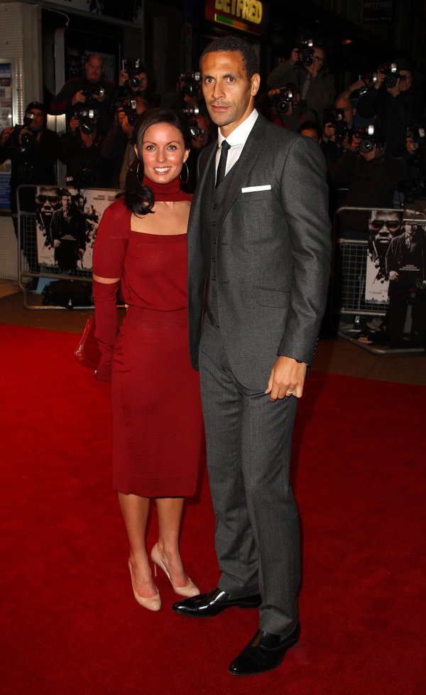 Rebecca Ellison and Rio Ferdinand