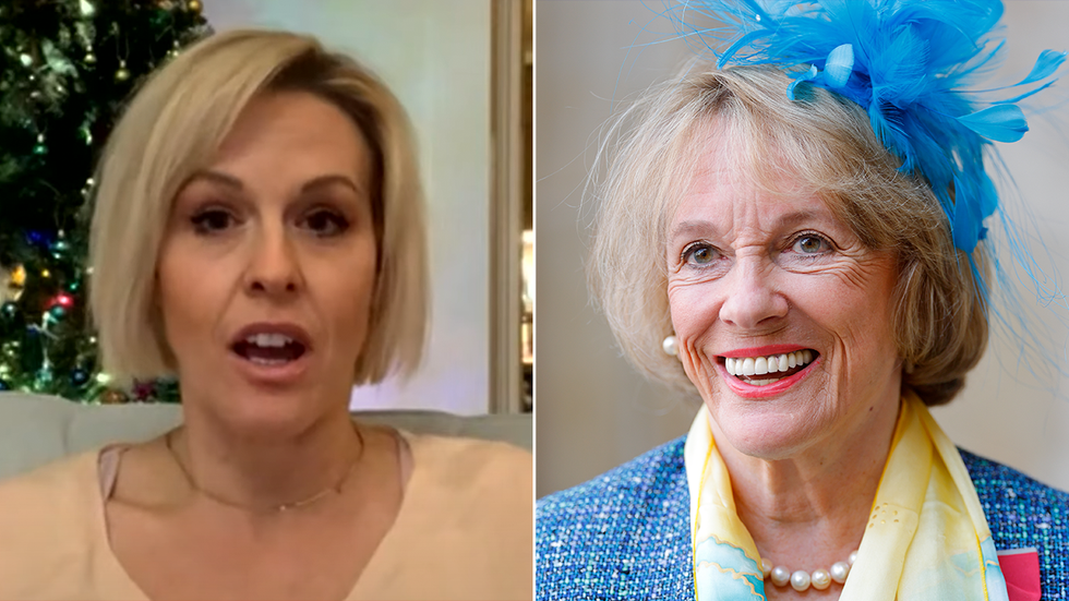 Rebecca Wilcox and Esther Rantzen